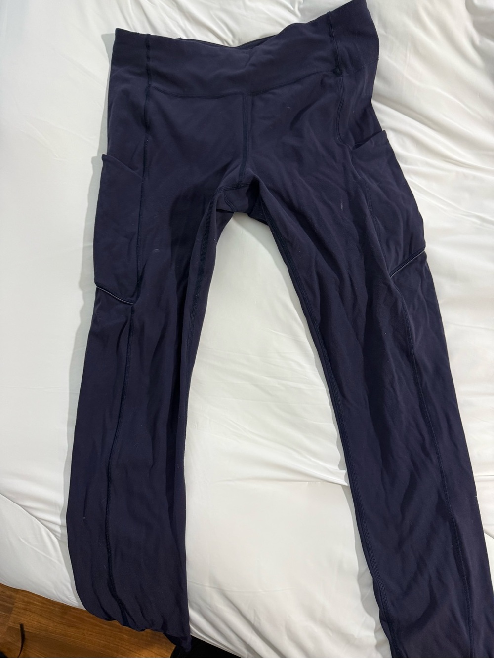 lululemon athletica Navy High-Rise Leggings with Side Pockets